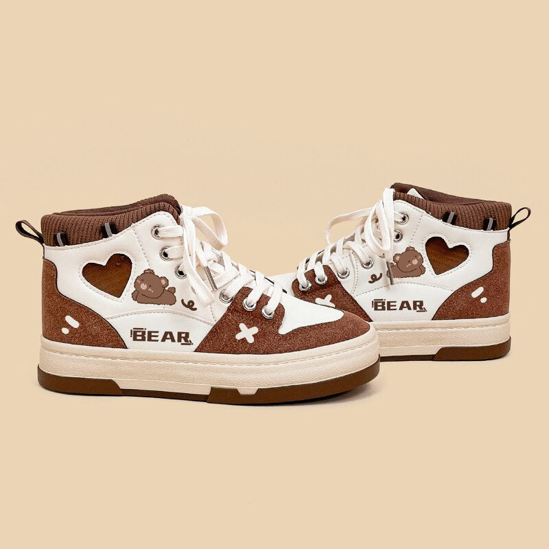 Chocolate Bear Sneakers