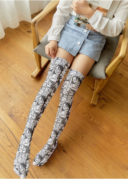 Comic Strip Manga Stockings