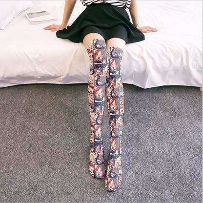 Comic Strip Manga Stockings