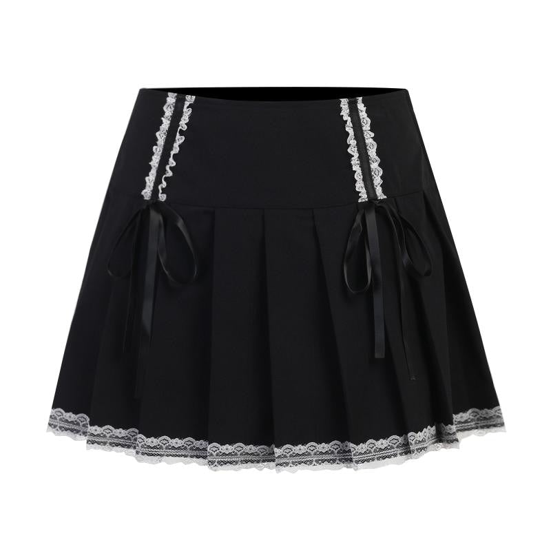 Corset Lace Mini Skirt