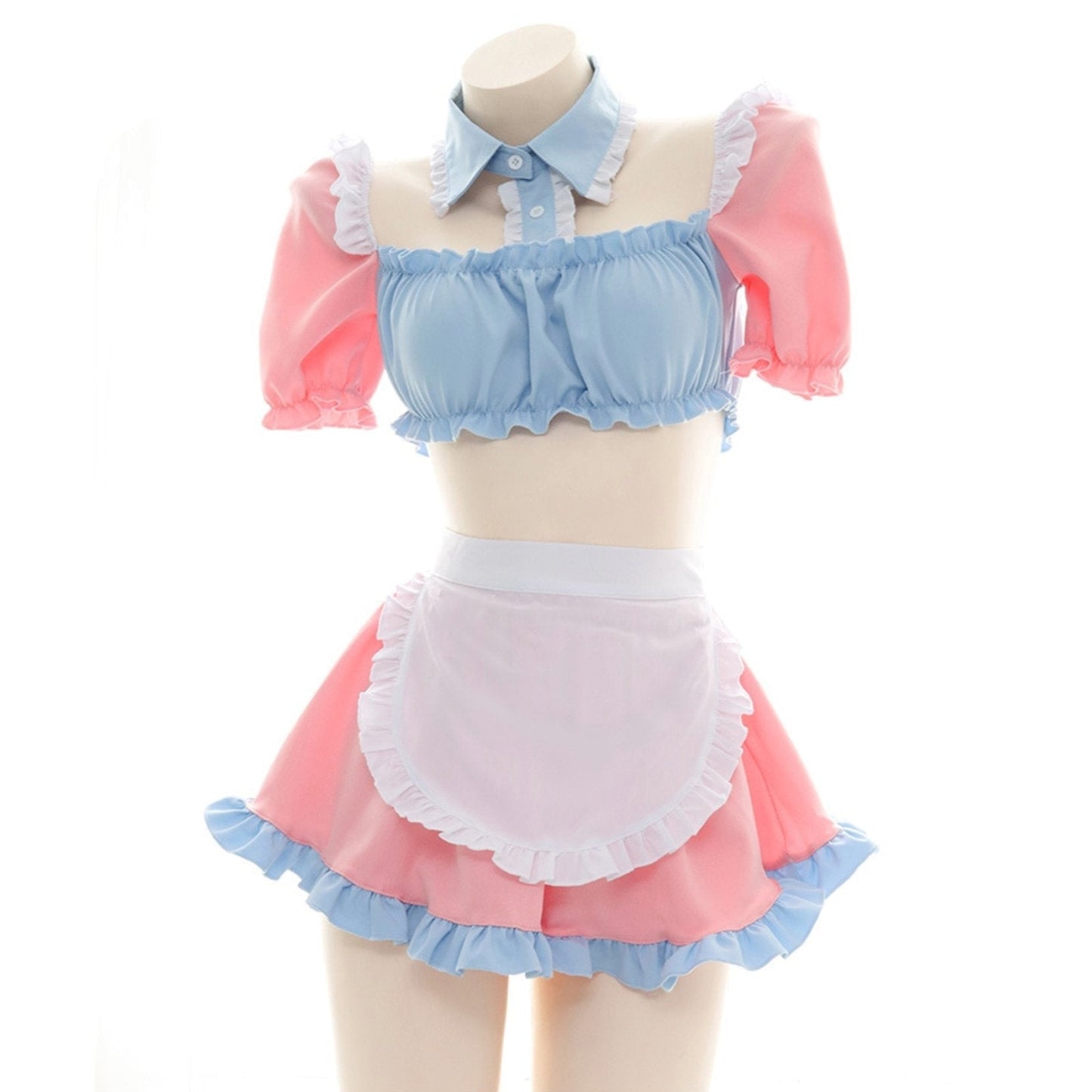 Cotton Candy Maid Cosplay Set