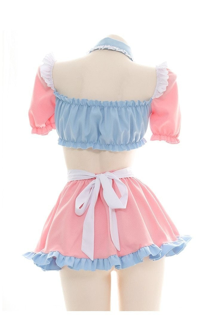 Cotton Candy Maid Cosplay Set