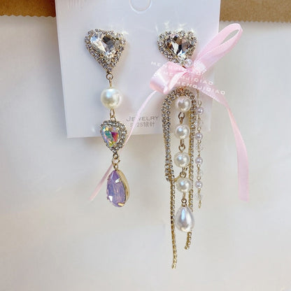 Crystal Princess Drop Earrings