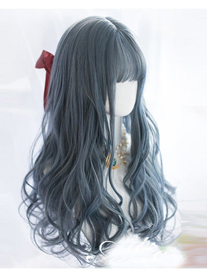 Dark Blue Gothic Wig