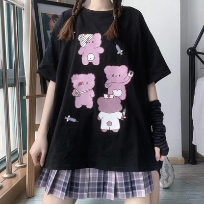 Doctor Bear Menhera Oversized Tee