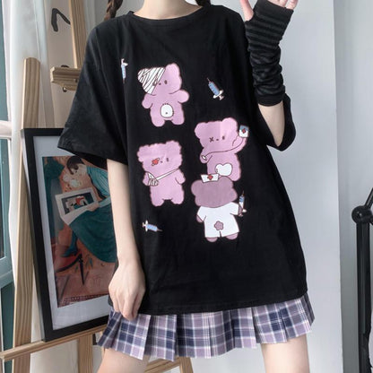 Doctor Bear Menhera Oversized Tee