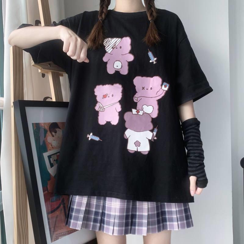 Doctor Bear Menhera Oversized Tee