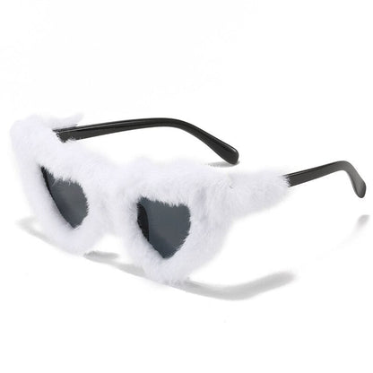 Doll Vibes Retro Heart Shaped Sunglasses