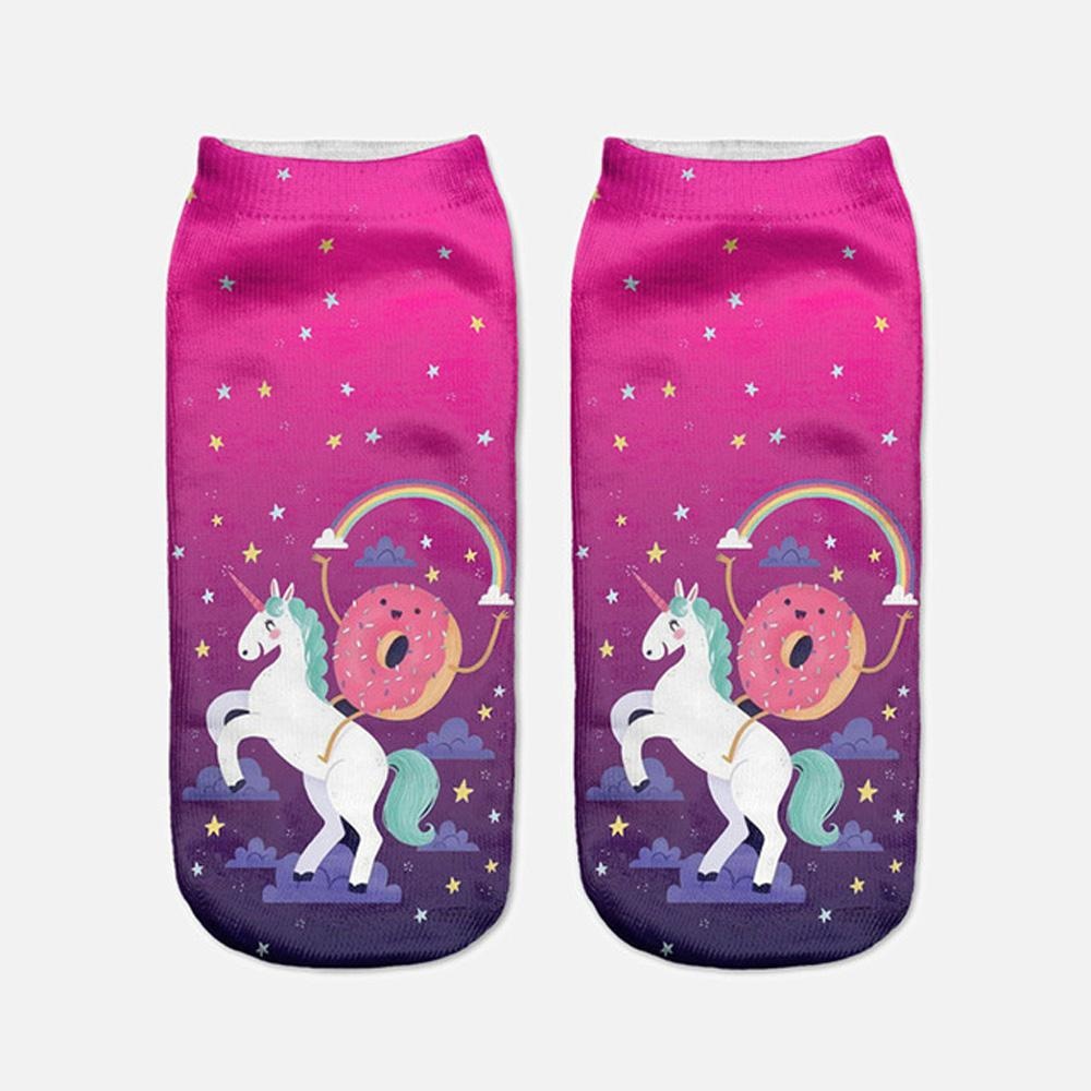 Donut Unicorn Socks