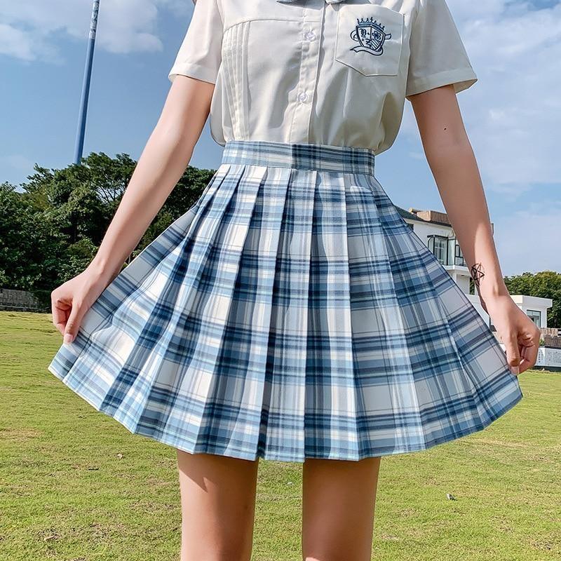 Electric Plaid Skirt (17 Colors)