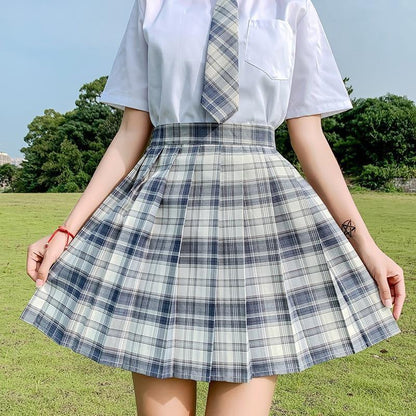 Electric Plaid Skirt (17 Colors)