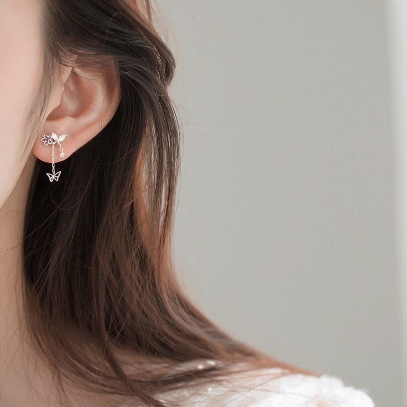 Ethereal Moon Dangle Earrings