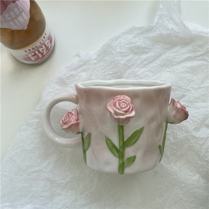 Floral Handpainted Mugs