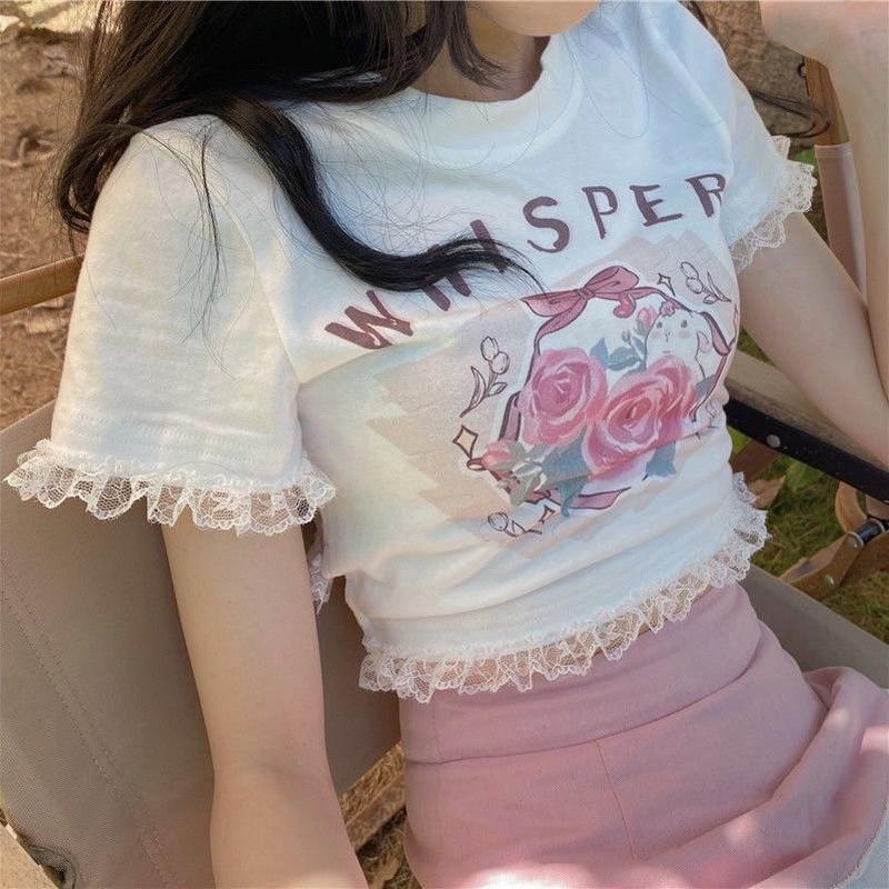 Floral Whisper Crop Top