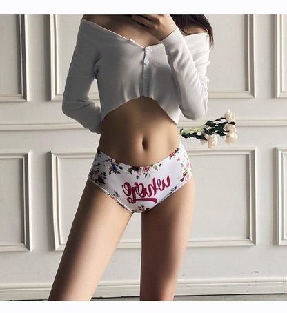 Floral Wh*re Panties