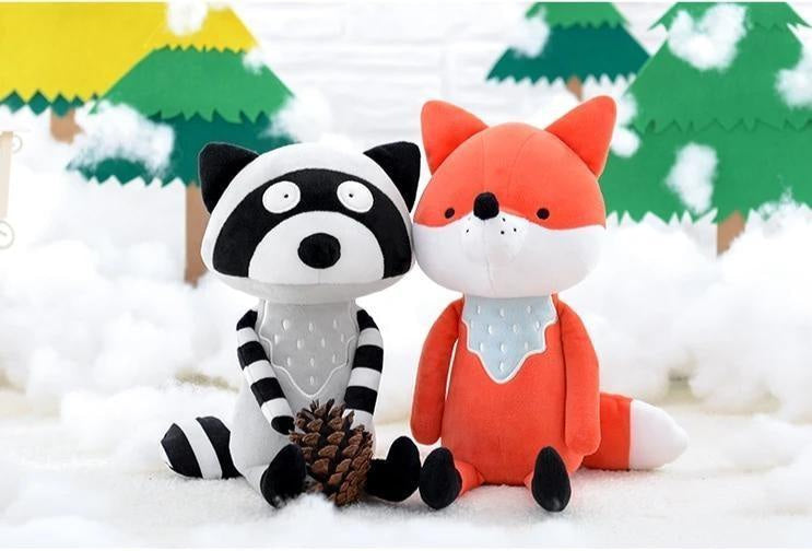 Fox & Raccoon Plushies