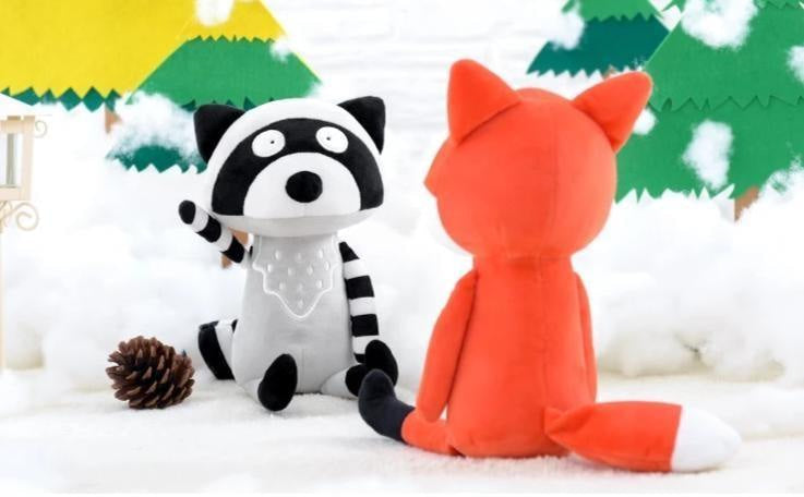 Fox & Raccoon Plushies