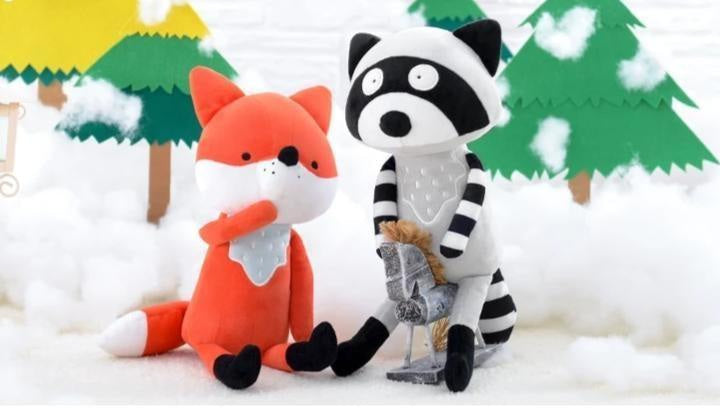 Fox & Raccoon Plushies