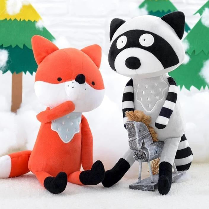 Fox & Raccoon Plushies