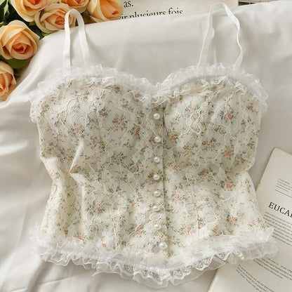 French Floral Camisole