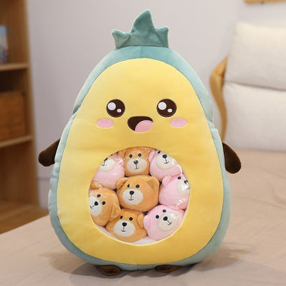 Fruit and Animal Plush Bags