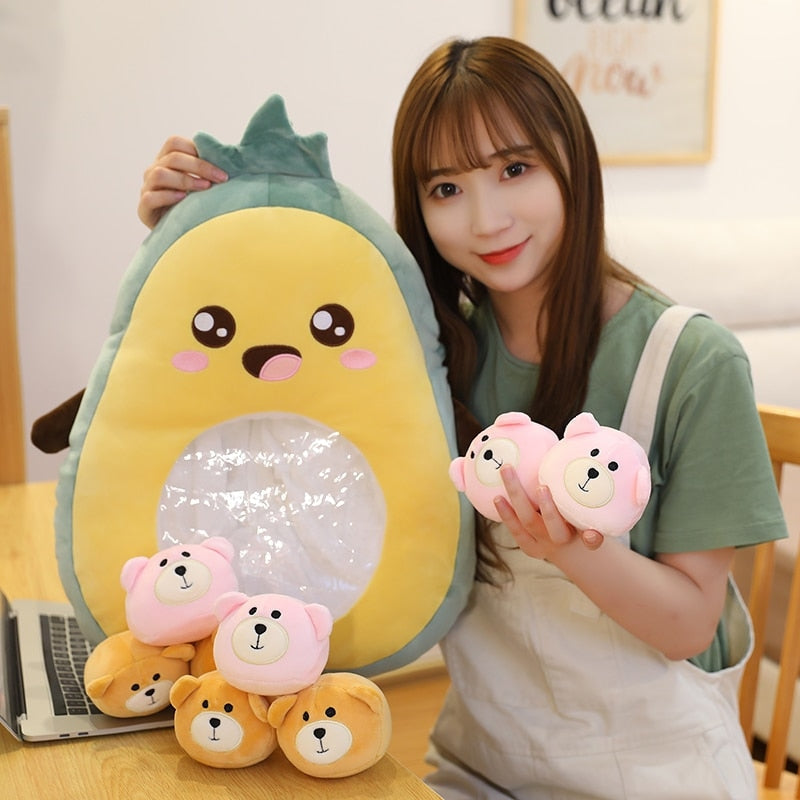 Fruit and Animal Plush Bags