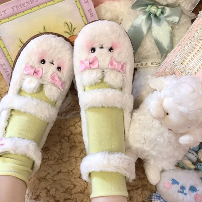 Fuzzy Bear Mary Janes