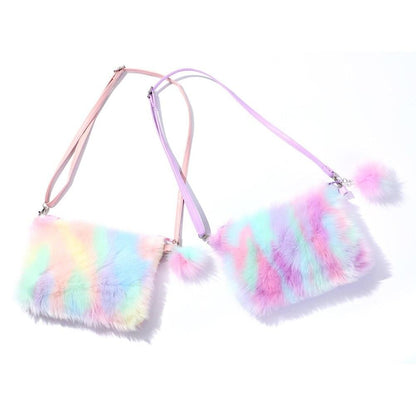 Fuzzy Plush Handbag