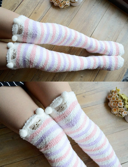 Fuzzy Thigh Highs (15+ Styles)