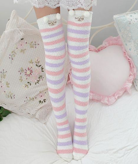 Fuzzy Thigh Highs (15+ Styles)