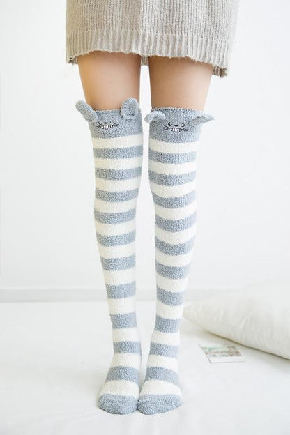 Fuzzy Thigh Highs (15+ Styles)