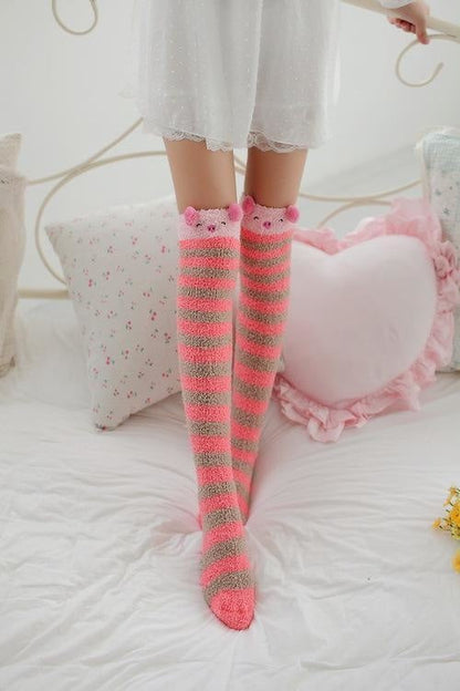 Fuzzy Thigh Highs (15+ Styles)