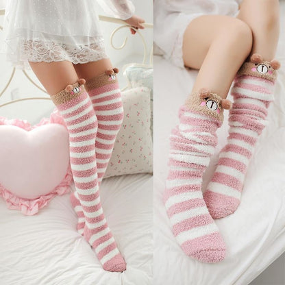 Fuzzy Thigh Highs (15+ Styles)