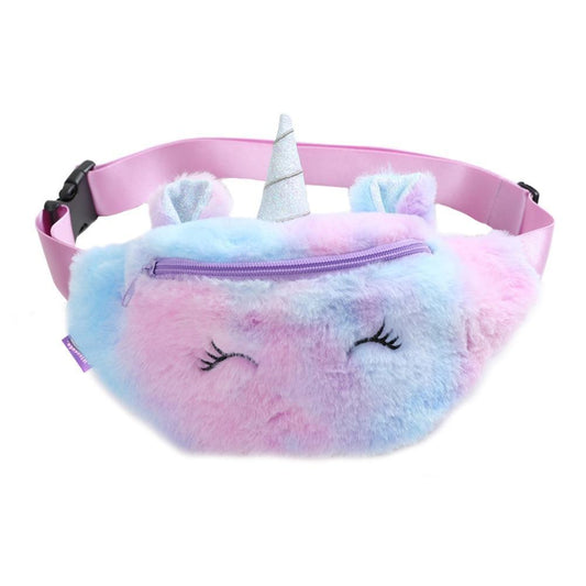 Fuzzy Unicorn Fanny Packs