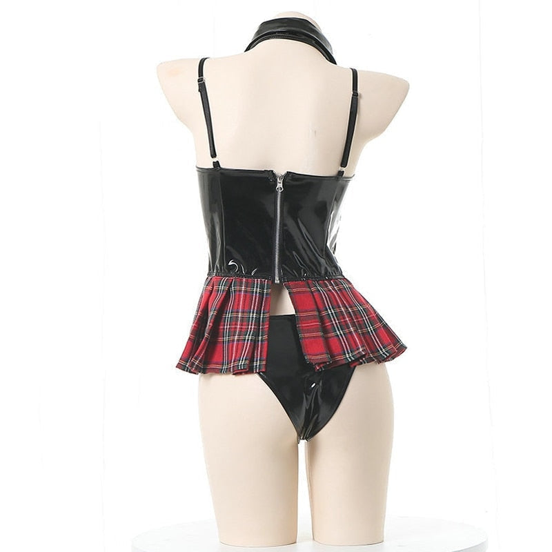 Gothic Tartan Student Cosplay