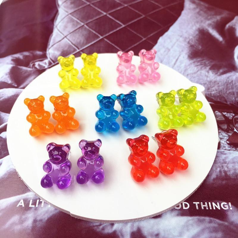 Gummy Bear Stud Earrings