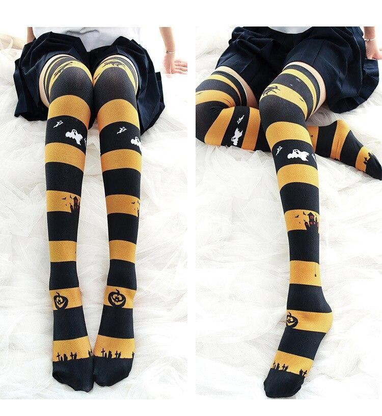 Halloween Lolita Stockings