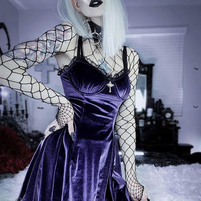 Halloween Velvet Dress