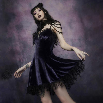 Halloween Velvet Dress