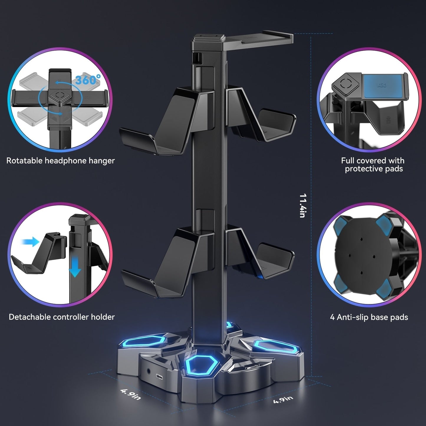 Headset & Controller LED Stand