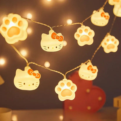 Holiday Kitten String Lights