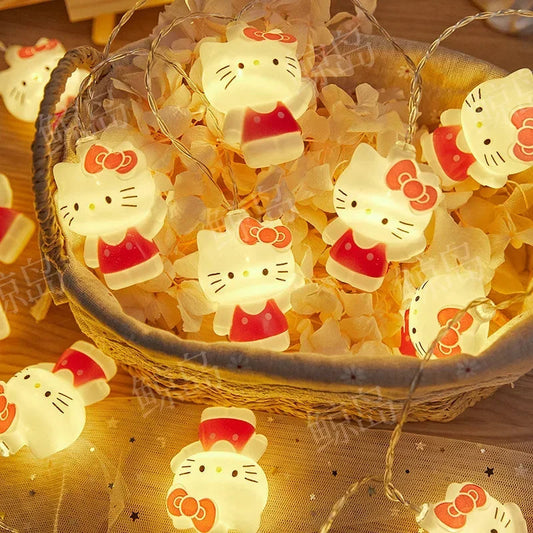 Holiday Kitten String Lights