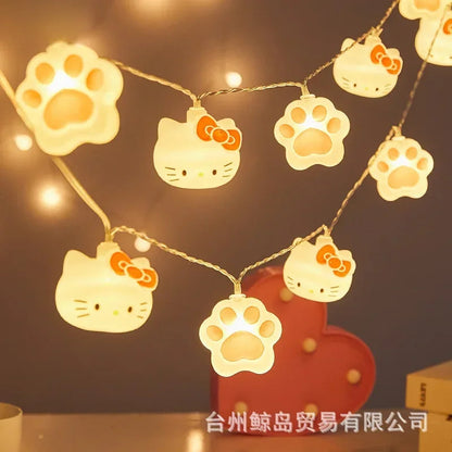 Holiday Kitten String Lights