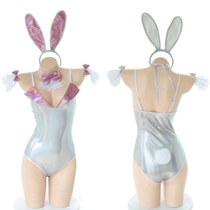 Holographic Bunny Outfit