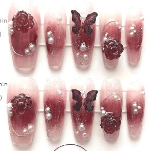 Butterfly Press-On Nails