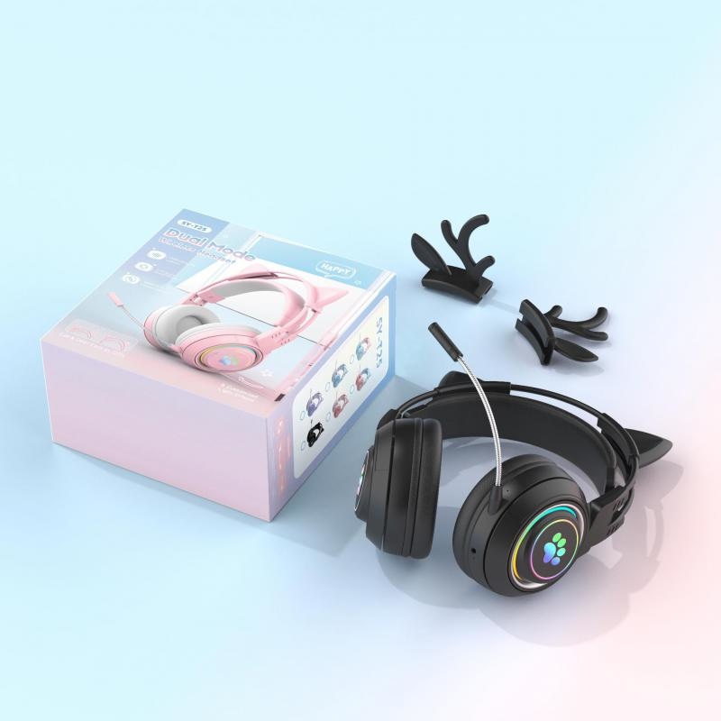 Interchangeable Deer Antler & Neko Headset