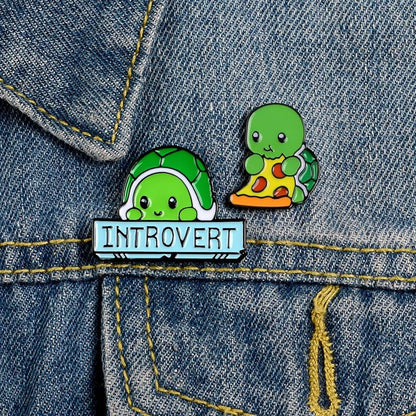 Introverted Turtle Pins