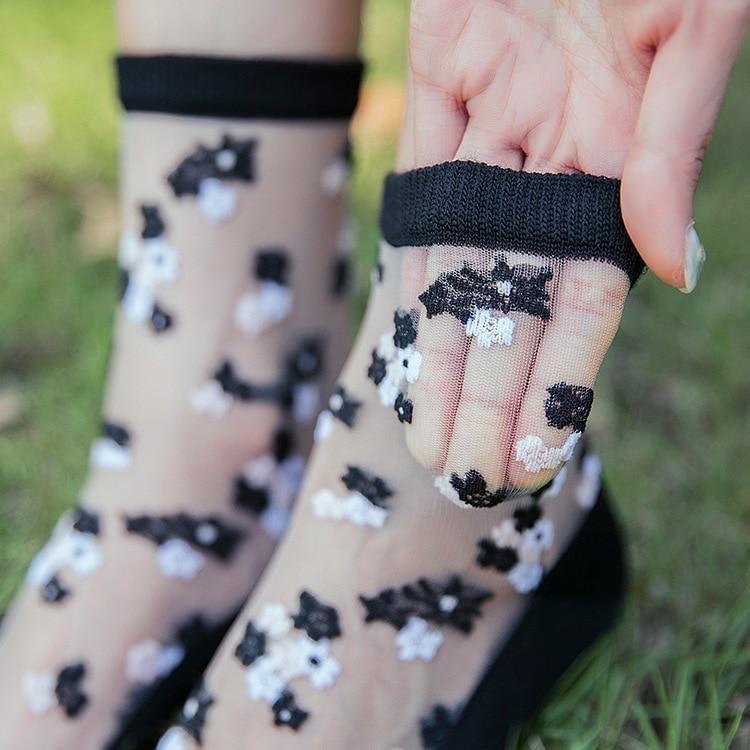 Invisible Floral Socks