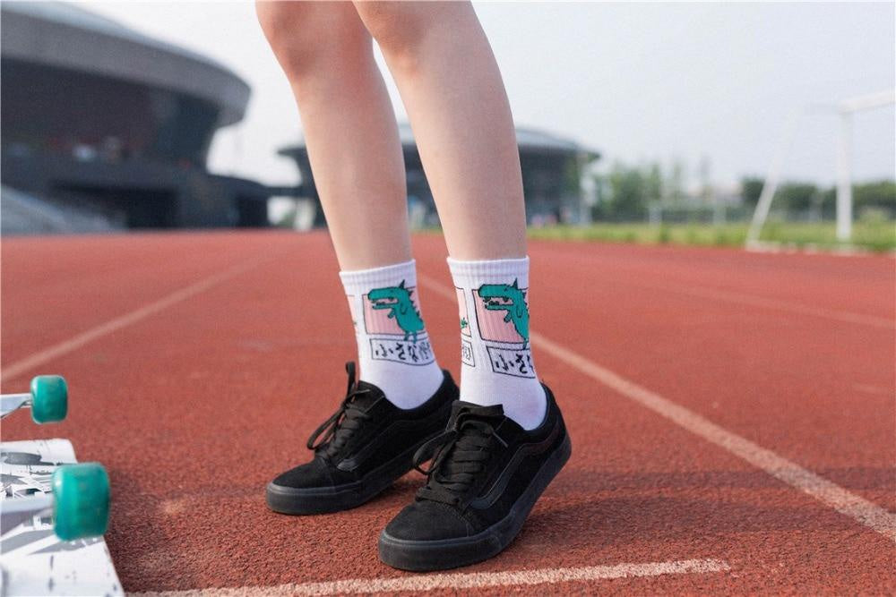 Japanese Dino Socks