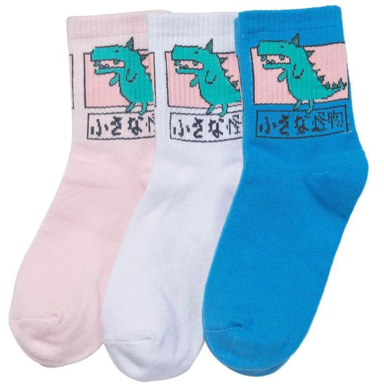 Japanese Dino Socks